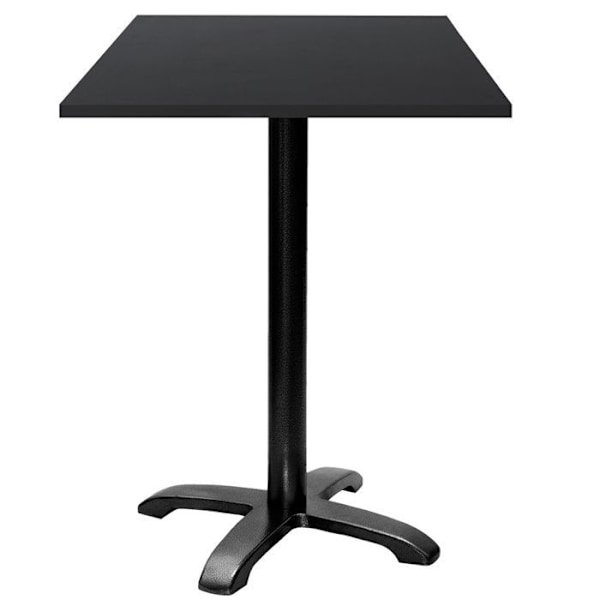 Ståbord 60 x 60 cm - Bazila model sort Svart