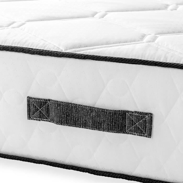 DEKO DREAM Détente 19 cm Patja + sänky 140 x 190 cm - pussijouset - 7 vyöhykettä - käännettävä - valmistettu Belgiassa