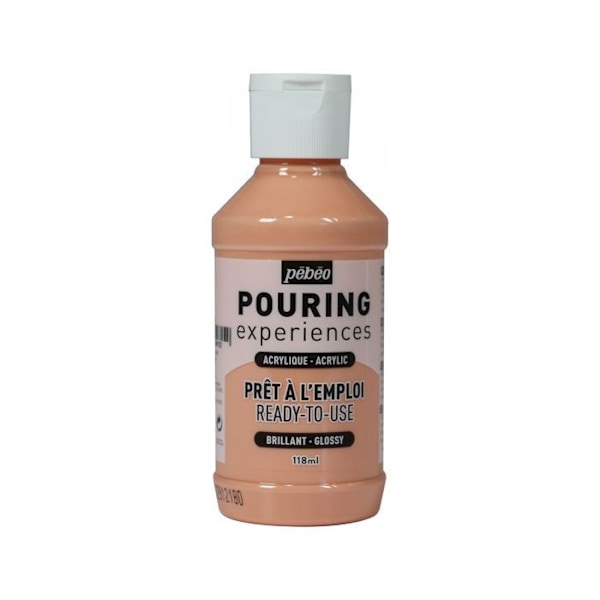 Acrylmaling - Pébéo - Pouring - 118 ml - Rose Portrait - Mixte Rosaporträtt