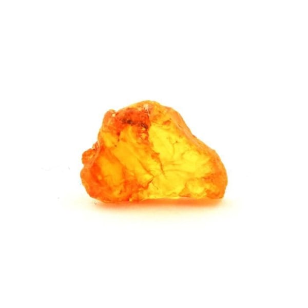 Sten og mineraler. Spessartite granat. 3,59 ct. Sangulungulu Hill, Loliondo, Tanzania.