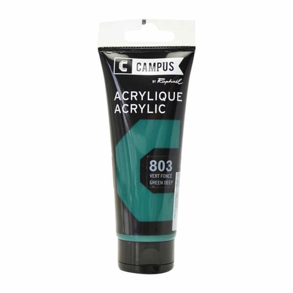 Akrylfärg 100 ml - Mörkgrön n°803 Grön