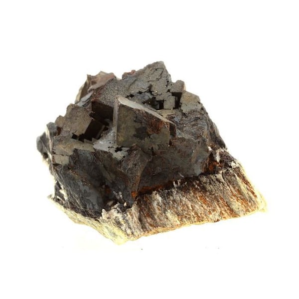 Stenar och mineraler. Siderit. 827,0 cent. Chachatier, Vaulnaveys-le-Bas, Isère, Frankrike.