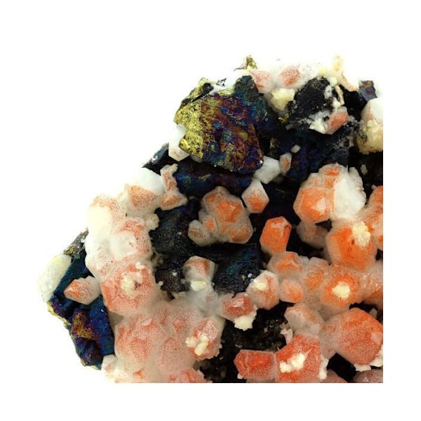 Kivet ja mineraalit. Hematoidikvartsi + kalkopyriitti. 4045,0 ct. Huxu, Jiangxi, Kiina.