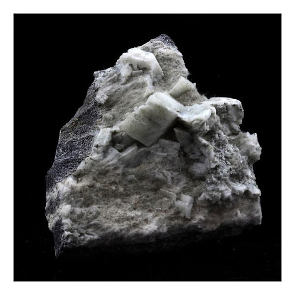 Sten og mineraler. Adularia, Byssolite. 312,5 øre. La Combe de la Selle, Bourg d'Oisans, Frankrig..