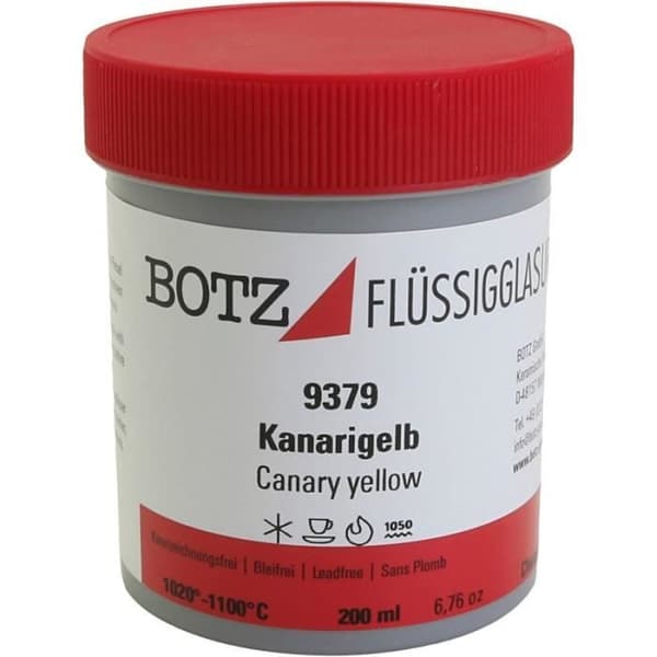 Glasyr för lera - gul - 200 ml Gul