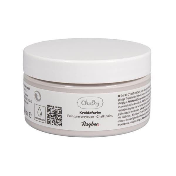 Peinture-krita Chalky Finish 100 ml - Ljusgrå Grå
