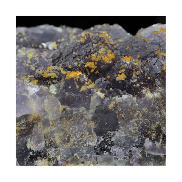 Fluorit og gul calcit 586,3 karat Gul