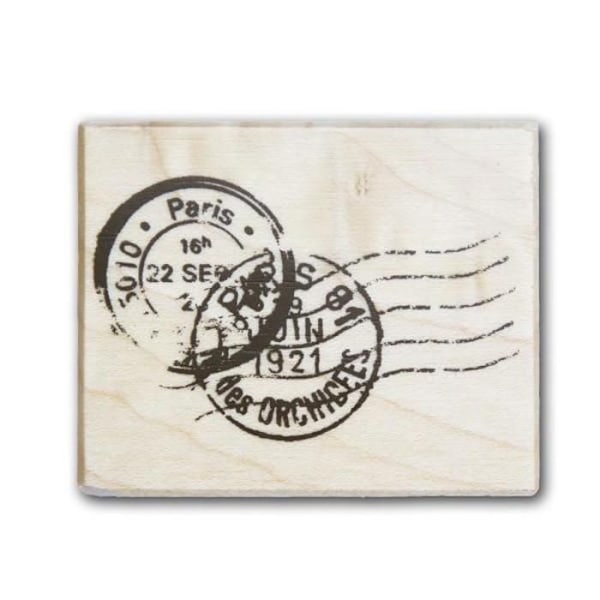 STÄMPLAR POSTALER - 45X56 MM - TRÄ