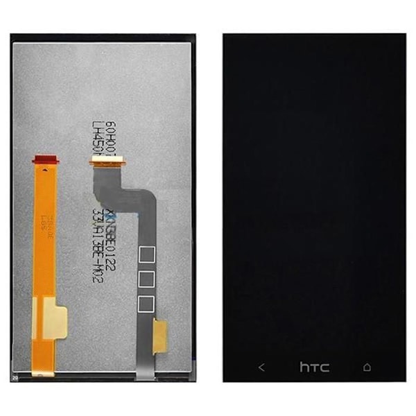 Touchskærm LCD Retina sort til HTC Desire 601 Svart