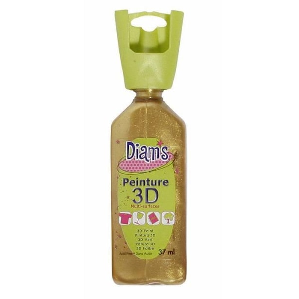 3D-målning - Diam's - Antik pärlemor - 37ml - Ideal för skapelser - Applicator ingår Eller Antik