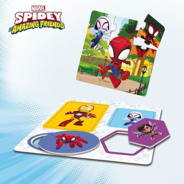 Samling af 10 pædagogiske spil til de mindste - Spidey - Edu Games - LISCIANI Multifarvet