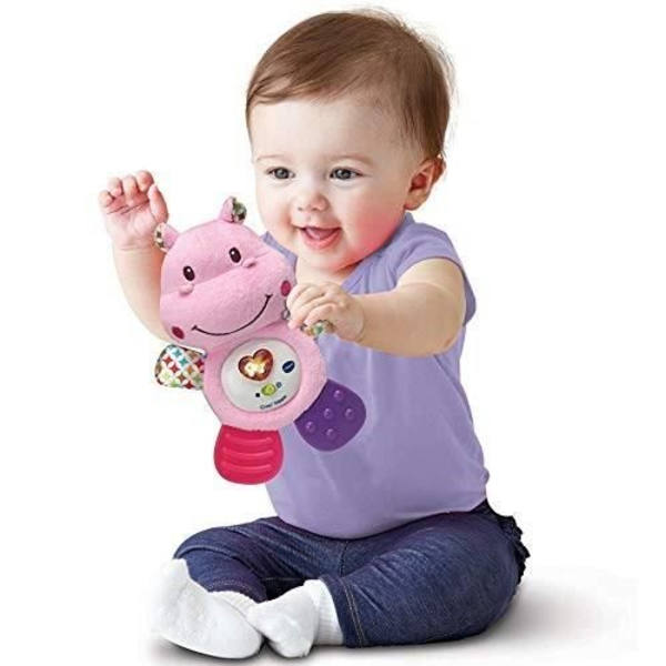 VTECH BABY - Croc'Hippo Rattle - Pink Textured Pehmo Rosa flodhästkrok