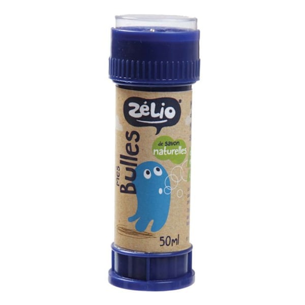 Tub med naturliga såpbubblor 50 ml Blå