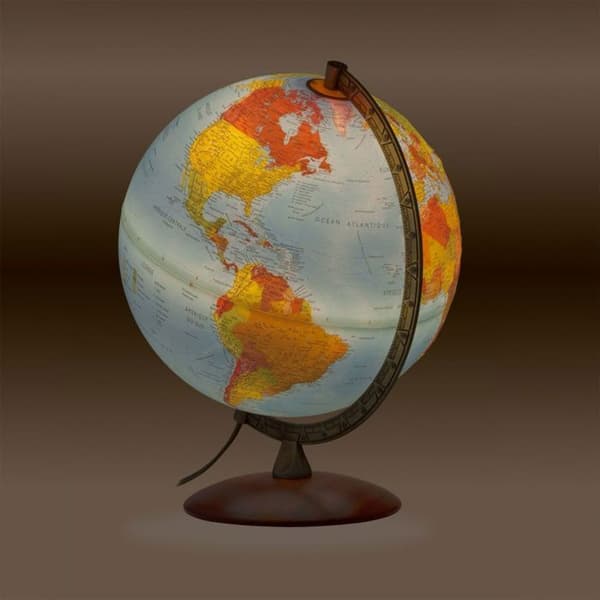 Interaktiv globe - PRIMUS - Primus 30cm - Blandet - Blå - Batteri - Indendørs Blå