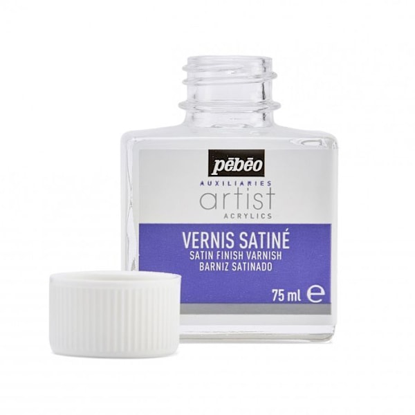 Akvarellfärg - PEBEO - Konstnärsakrylfärger 75 Ml - Vit - Satin - Vattenbaserad Transparent