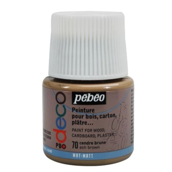 P.BO Deco färg matt brun ask 45ml Pebeo