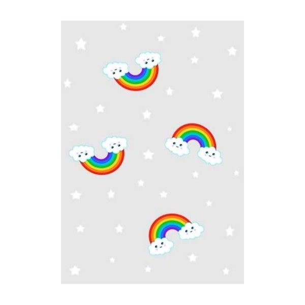 RAINBOW harmaa matto, koko: 80x150 Grå