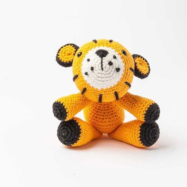 Virkningssats Ricorumi, the Tiger - Rico Design Gul