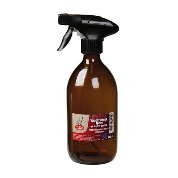 2 sprayflaskor i amberfärgat glas 500 ml