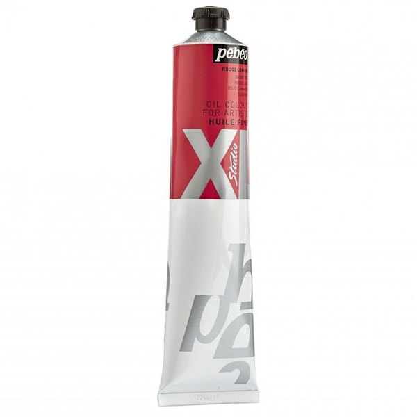 Huile Fine - Pébéo - Studio XL - Punainen Valo - 200 ml - Elävät ja modernit värit Röd Ljus, livfulla färger, Dyna, gl