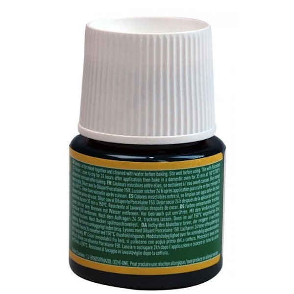 Posliinimaali - Pébéo - 150 Brillant Emeraude N°19 - 45ml - Loistavat värit - Kypsennys 150°C Grön