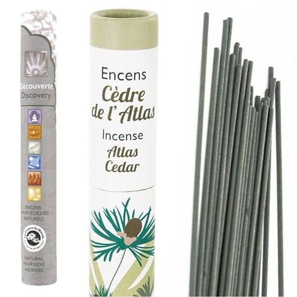 Atlas Cedar Røgelse 30 pinde + ayurvedisk røgelse 14 pinde