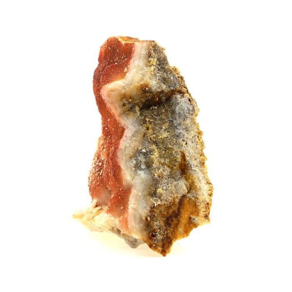 Sten og mineraler. Hæmatoid kvarts. 1859,5 ct. Argentolle, Saint-Prix, Frankrig.