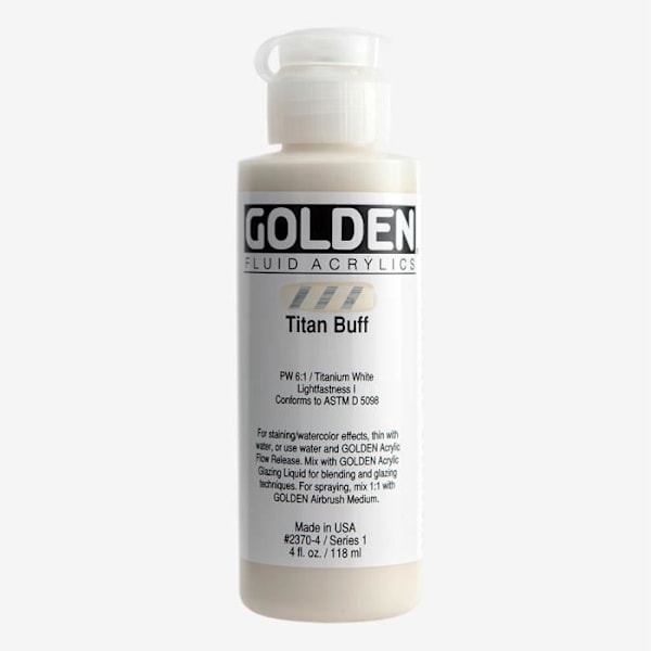 Golden : Flydende Akrylmaling : 119ml (4oz) : Titan Buff