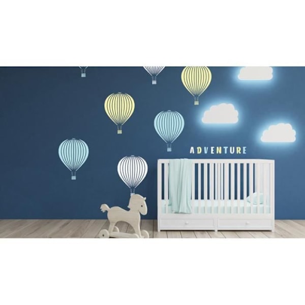Pochoir - Aladine - Aakkoset 2 - 20x30 cm - Esivalmistetut kirjaimet - Helppo personointi Vit