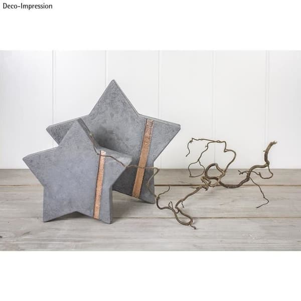 Gipsform - RAYHER - Mellem stjerne - 21,5x21,5cm - Dybde 4cm - Multifarvet
