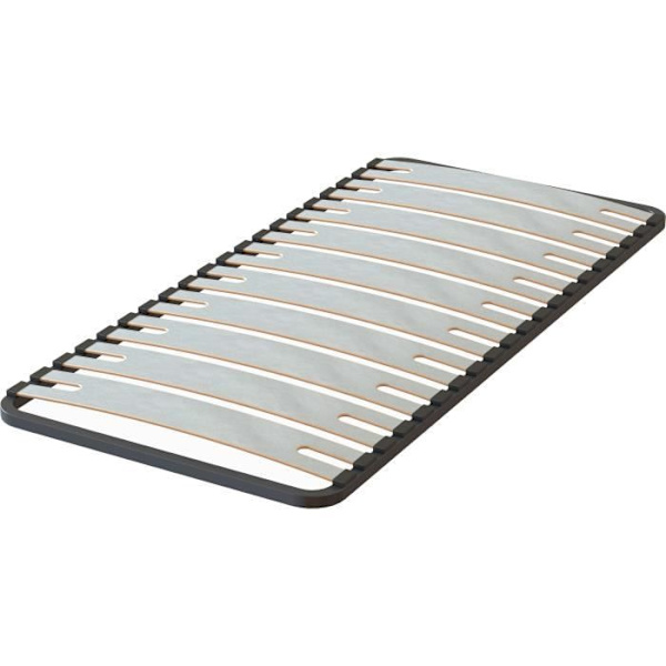 SEDAC OPTISIZE Sängbotten 90 x 190 cm - Lamellklädsel - 4 cm Grå och svart