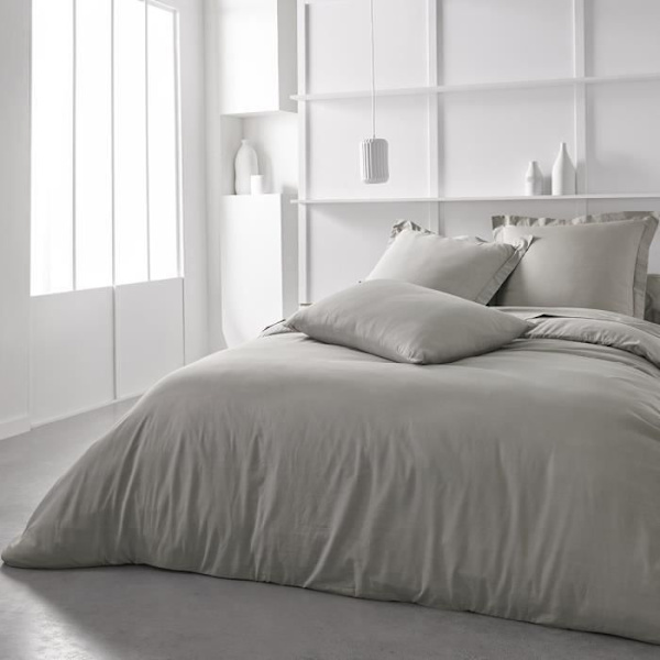 I DAG Essential kappelagen - 140 x 190 cm - 2 personer - 100% almindelig bomuld - Dune Beige