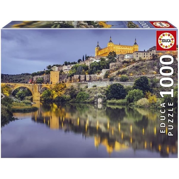 TOLEDO-palapeli - 1000 kpl - Educa-brändi - Arkkitehtuuri ja monumentti - Mitat 68 x 48 cm Flerfärgad