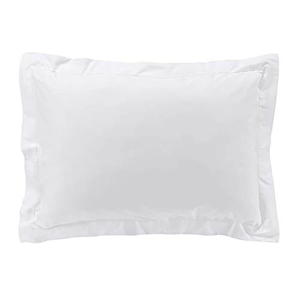 Kuddfodral av percale i bomull, 50 x 70 cm Vit