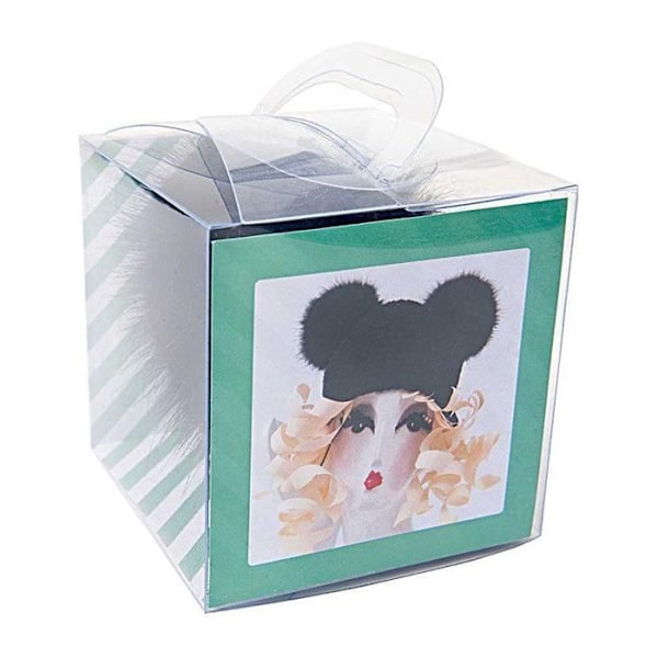 Pompom - Rico Design - Sort - 10 cm - 100% Akryl - Imiteret pels Svart