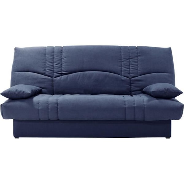 THELMA 3-sits bäddsoffa - Mörkblått Soro-tyg - Säng 125x190 cm - L190 x D92 x H96 cm Mörkblå