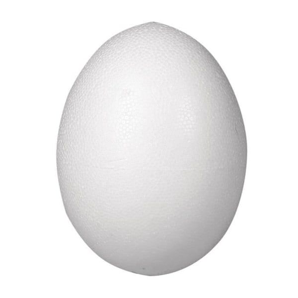 Polystyrenägg 12 cm Fyllt Vit