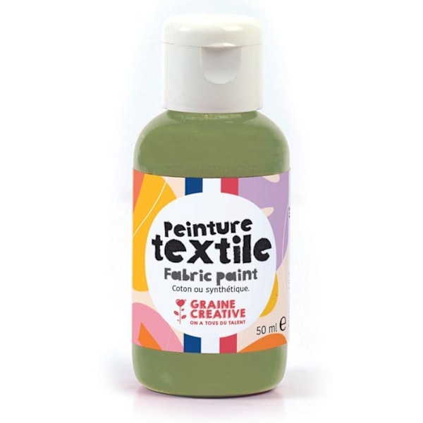 Textilfärg 50 ml - khakigrön Grön