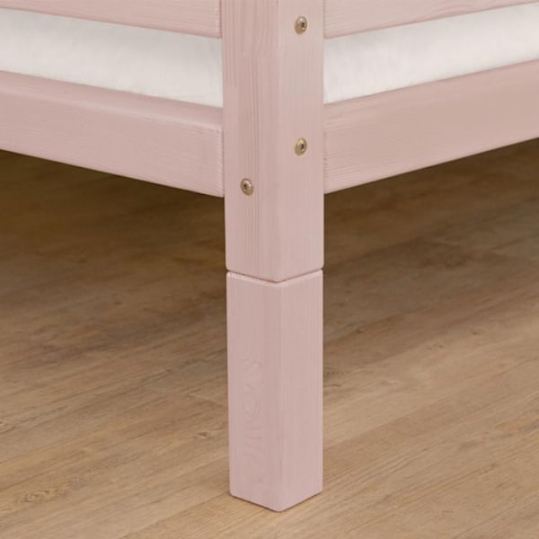 6 sänkyjalkaa 20 cm FOOT pastellin pinkki Rosa