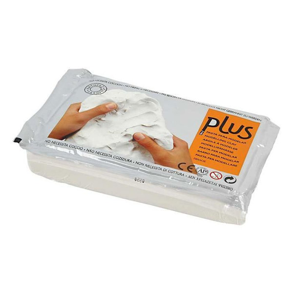 Modelllera - vit - 1 kg Vit