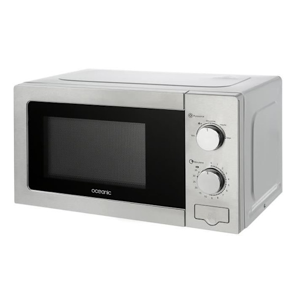 Monfunktion mikroovn OCEANIC MO20S Sølv L45x H24 x D32,1 cm 20L