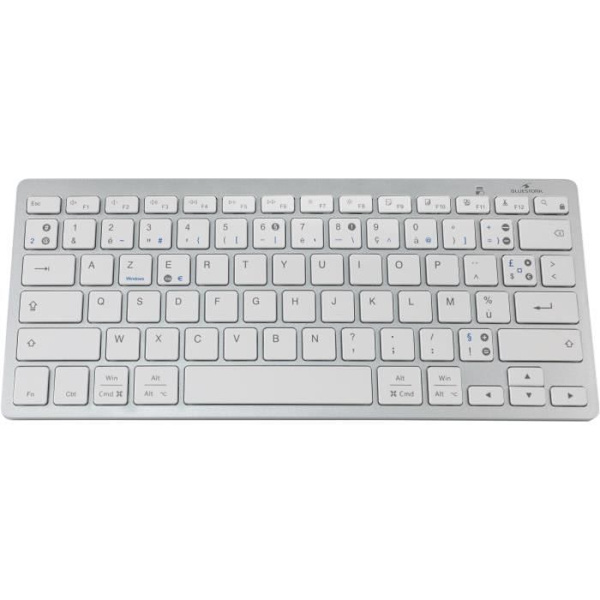 Bluetooth-tastatur Dobbelt Layout PC MAC - BLUESTORK - MINI MAC PC - Til Mac og PC - Sort