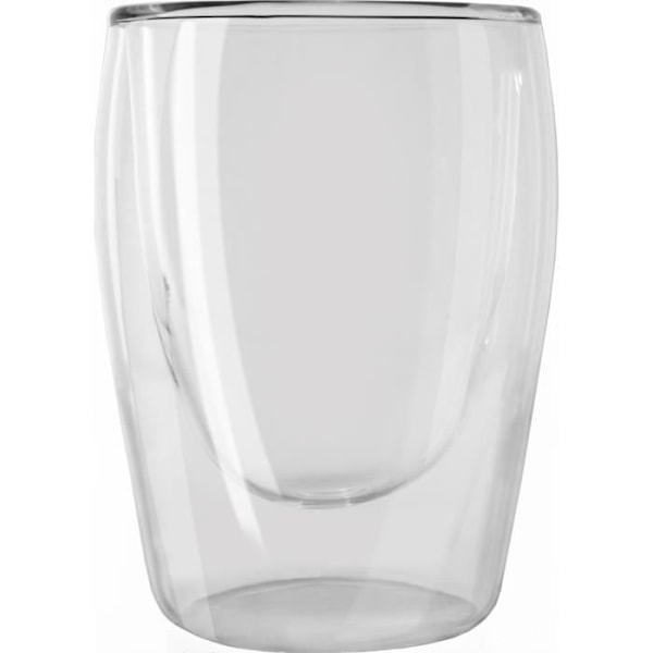 MELITTA Uppsättning av 2 glas för Expresso-kaffe 80 ml transparent