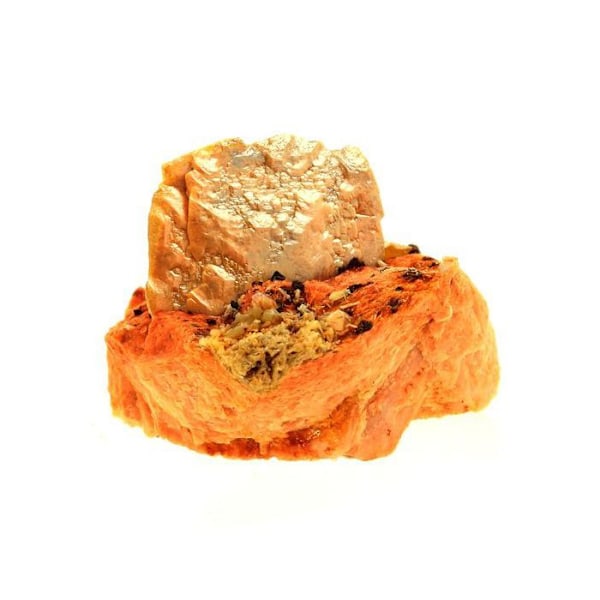 Sten og mineraler. Wulfenit + Mimetit. 44,0 ct. Lantignié, Rhône, Frankrig..