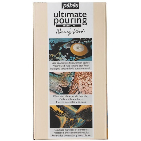 Æske - Ultimate Pouring Medium - Pébéo x Nancy Wood - 500 ml Flerfärgad