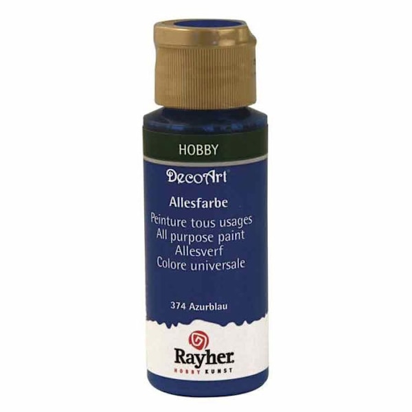 Premium akrylfärg Azurblå 59 ml Azure blå