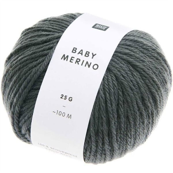 Merinoullboll 100 m - Antracit Grå