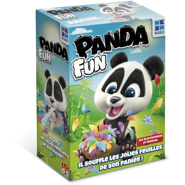 PANDA'FUN - Lautapeli - 3-vuotiaasta alkaen - 2-4 pelaajaa - Megableu Svartvitt