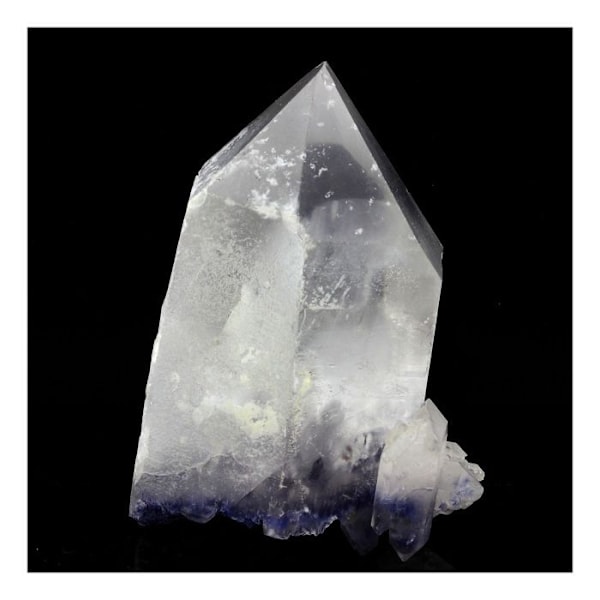 Sten og mineraler. Kvarts + Dumortierit. 750,0 ct. Vaca Morta stenbrud, Bahia, Brasilien.