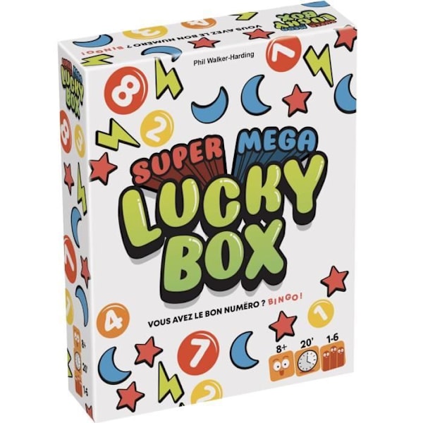 Super Mega Lucky Box - Asmodee - Brætspil Flerfärgad